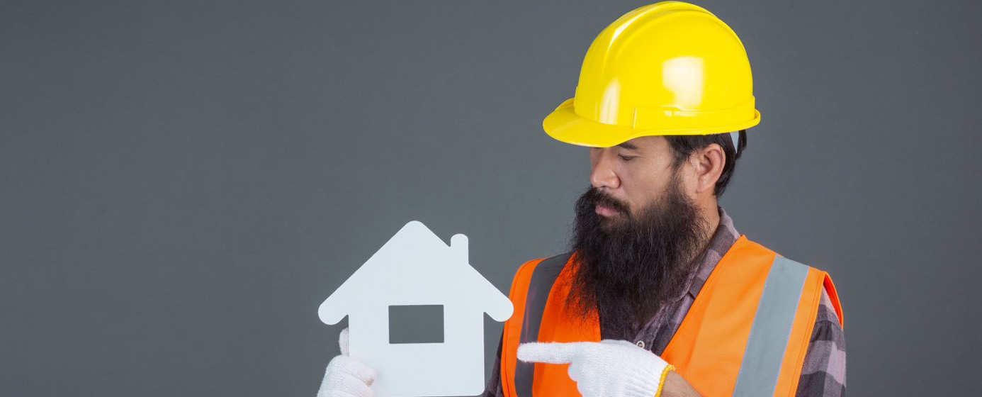 Homme sur chantier